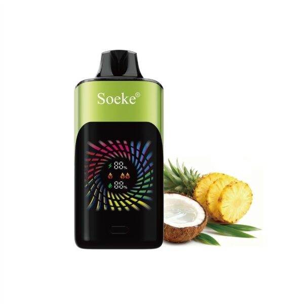 21.-Pineapple-Coconut-菠萝椰子.jpg Soeke S9 28000 Puffs-Pineapple Coconut