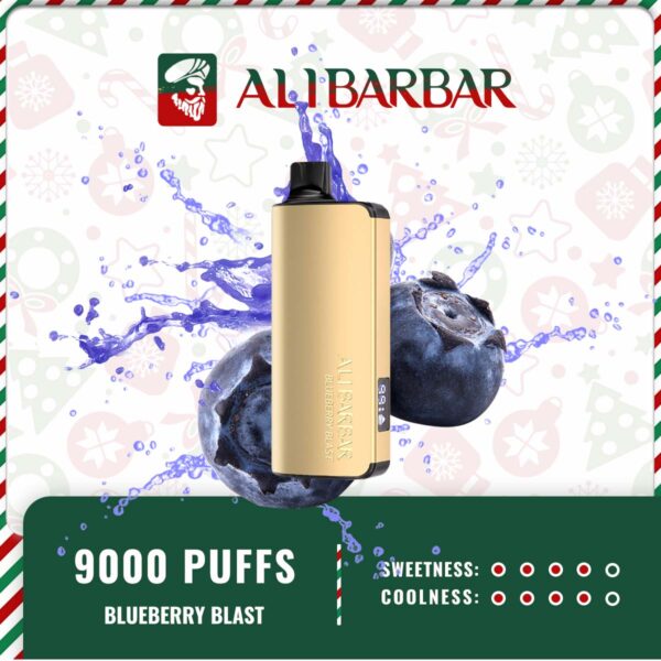 Alibarbar-Ingot-9000-PUFFS-BLUEBERRY-BLAST19.jpg ALIBARBAR INGOT - Blueberry Blast