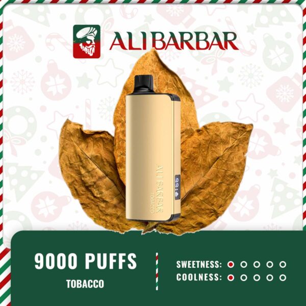 Alibarbar-Ingot-9000-PUFFS-TOBACCO16.jpg ALIBARBAR INGOT - Tobacco