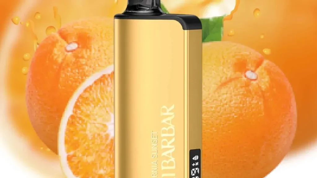 alibarbar california sunset FAQ infographic showing answers to top 10 questions about flavor battery and legality