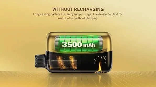 Battery Performance mango magic alibarbar battery performance showing 650mah capacity charging schedule and 6 recharge cycles over 16 days