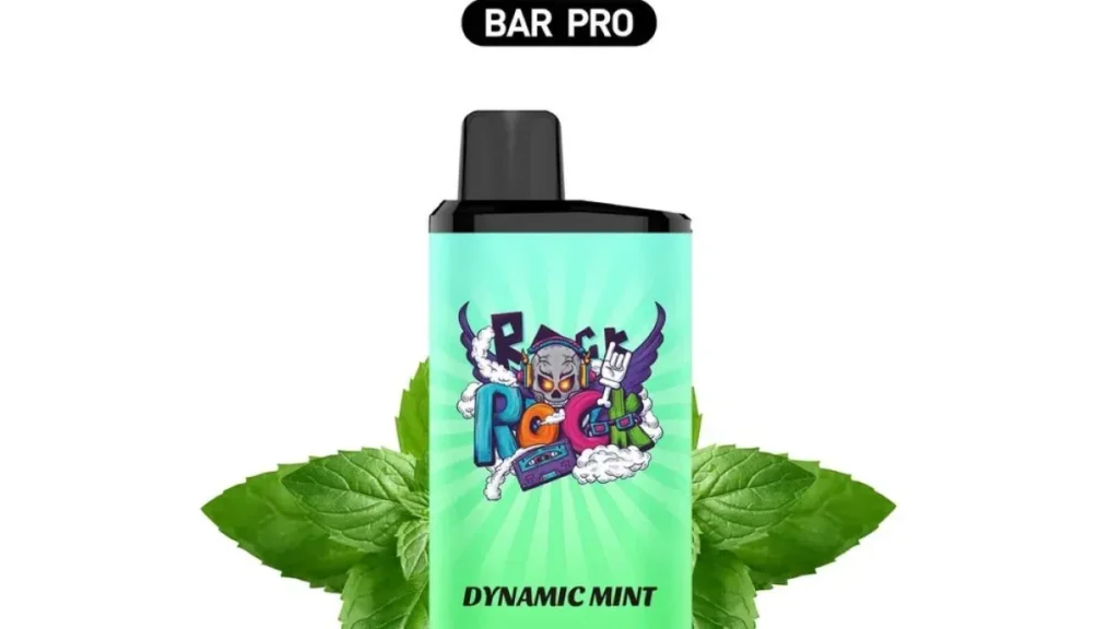 Dynamic Mint Chemical Analysis GC-MS chromatogram showing dynamic mint iget bar pro cooling compound analysis with identified peaks for WS-23 L-menthol and menthyl lactate concentrations
