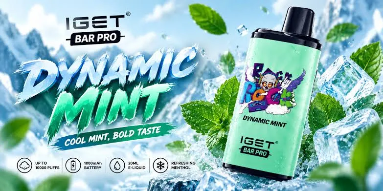 Dynamic Mint IGET Bar Pro Laboratory Testing Professional laboratory setup showing Anna Mitchell conducting dynamic mint iget bar pro cooling intensity measurement using thermal sensors across complete 10000 puff testing cycle