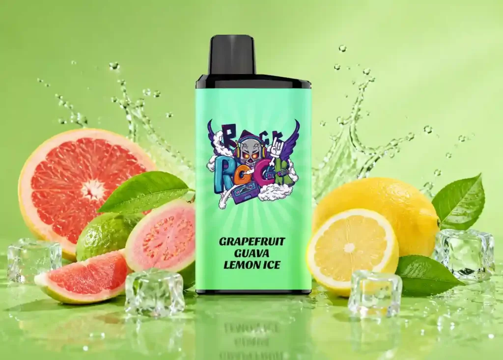 IGET Bar Pro Grapefruit Guava Lemon Ice Flavour Progression Chart IGET Bar Pro Grapefruit Guava Lemon Ice flavour progression chart across 10000 puffs showing four-layer consistency and quality scores
