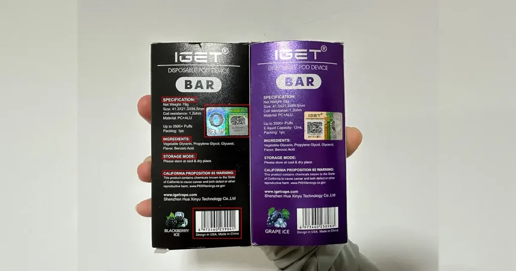 IGET Bar Pro Grapefruit Guava Lemon Ice QR Code Verification IGET Bar Pro Grapefruit Guava Lemon Ice QR code verification process for authenticating genuine units and preventing counterfeits