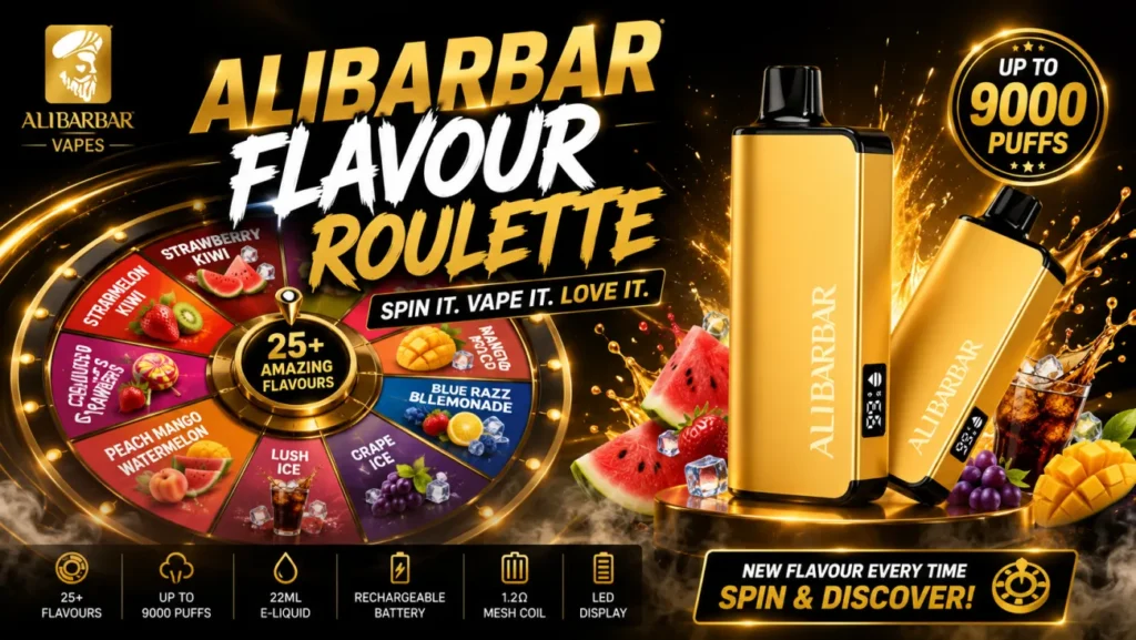Strawberry Kiwi Alibarbar Blind Test Winner strawberry kiwi alibarbar blind taste test results showing 60 percent first place votes beating IGET Bar Pro with 8.7 authenticity