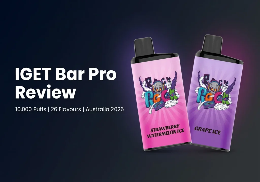 IGET Bar Pro Strawberry Kiwi Final Rating strawberry kiwi iget bar pro final verdict infographic showing 4.5 star rating for Australian consumers