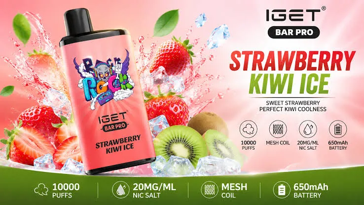 Strawberry Kiwi IGET Bar Pro 2026 Review Anna testing strawberry kiwi iget bar pro with precision laboratory equipment in Melbourne testing facility