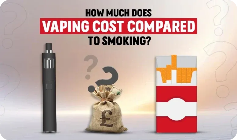 Vaping vs Smoking Costs how much is vape compared to smoking showing annual costs savings and 5 year projection analysis